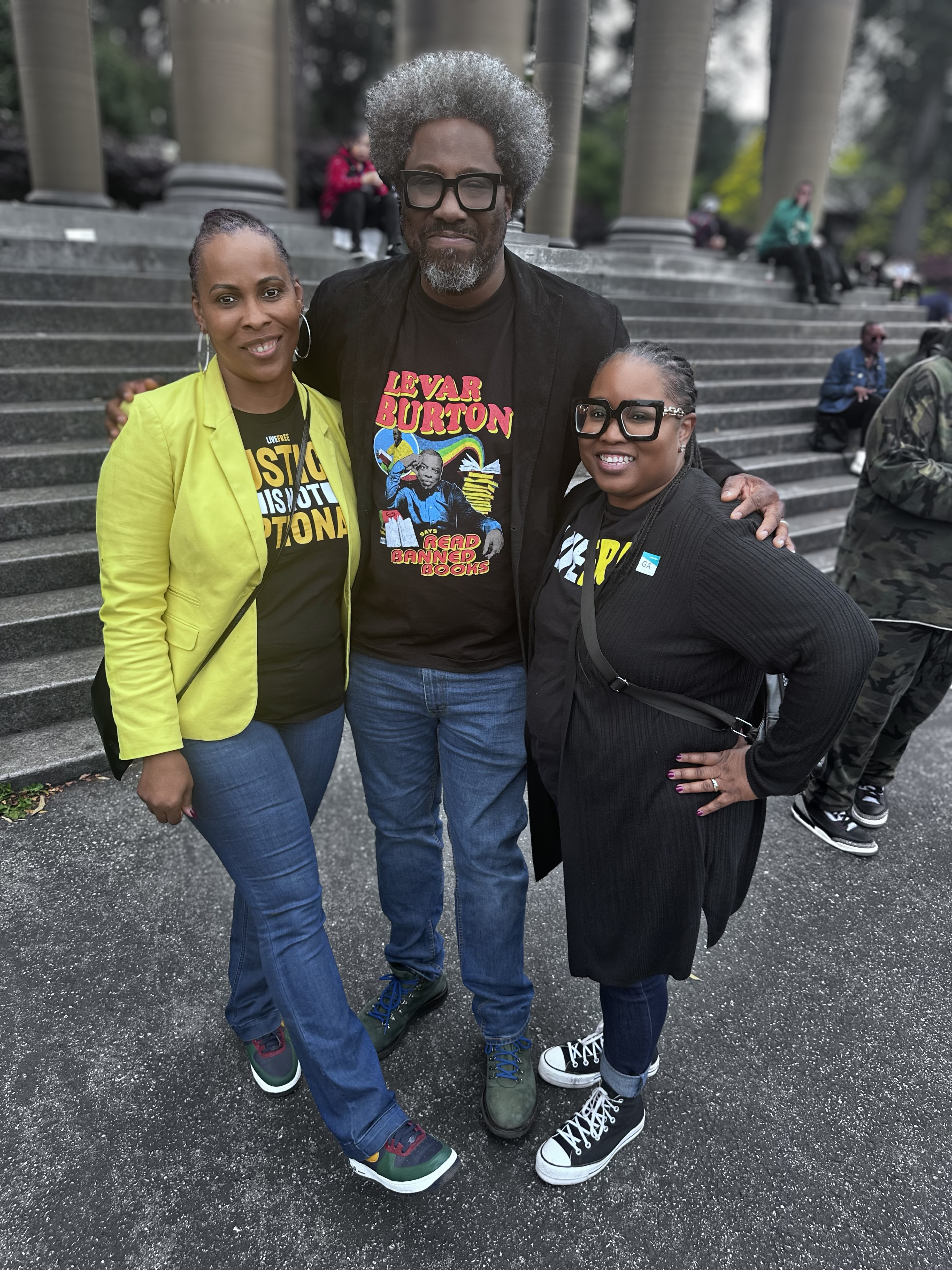 LIA leaders with W. Kamau Bell